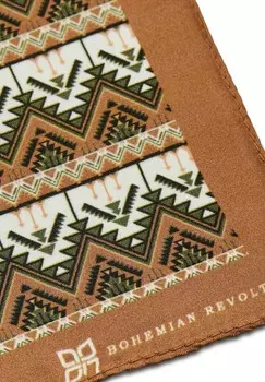 Шарф BRUX BOHEMIAN REVOLT, коричневый