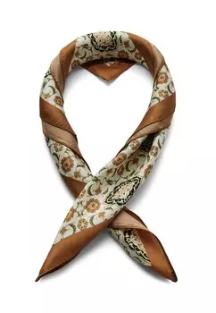 Шарф BRUX BOHEMIAN REVOLT, коричневый