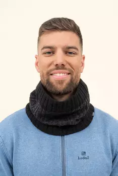 Шарф Budmil, черный/серый