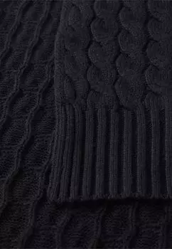 Шарф CABLE SCARF COACH, черный