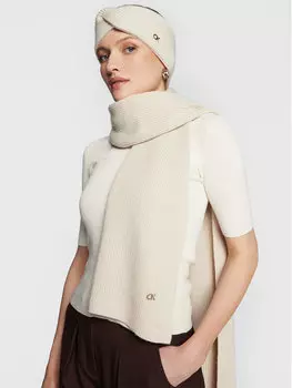 Шарф Calvin Klein, бежевый