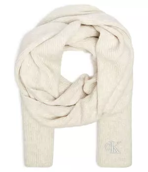 Шарф Calvin Klein Jeans Thick Embroidery, экрю