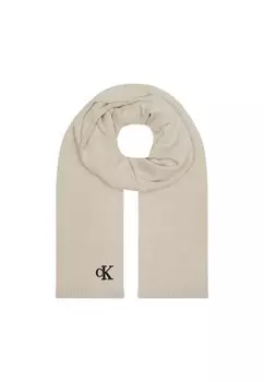 Шарф Calvin Klein вязаный, бежевый