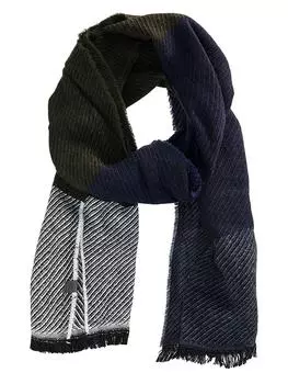 Шарф Camel Active, черный/белый