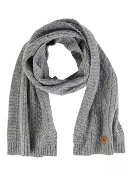 Шарф Camel Active Strickschal aus hochwertiger Merino- und Alpakawolle, цвет Steingrau