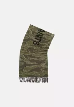 Шарф CAMO NEEDLE AllSaints, зеленый