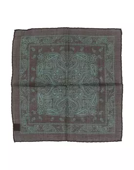 Шарф Canali, темно-коричневый