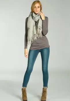 Шарф Caspar, цвет blau/mint