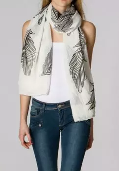 Шарф Caspar, цвет creme weiss