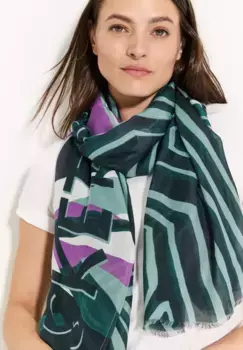 Шарф Cecil из модала, зеленый