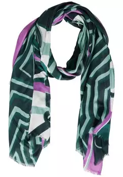 Шарф CECIL Scarf, пастельно-зеленый/темно-зеленый