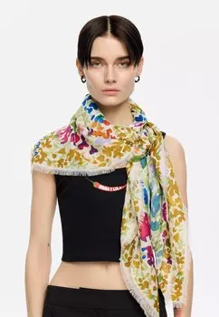 Шарф CHAL JARDIN FLORES ACUARELA Bimba Y Lola, кремовый
