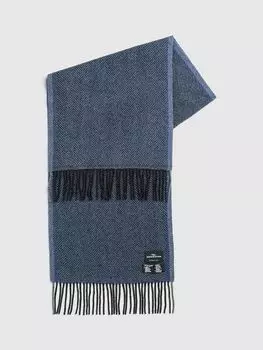 Шарф Charlton из 100% шерсти Rodd & Gunn, синий
