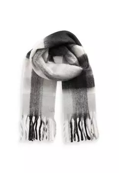Шарф CHECK BLANKET Next, цвет black white