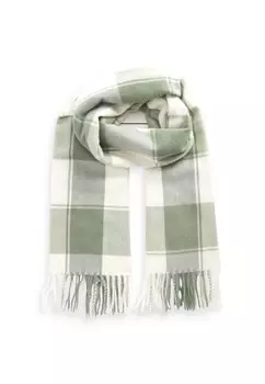 Шарф Check Midweight Next, зеленый