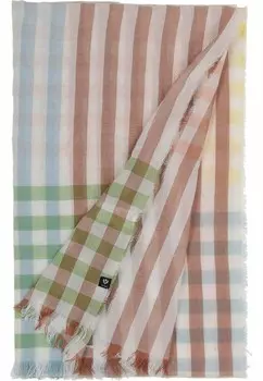 Шарф CHECKED STOLA FRAAS, светло-зеленый