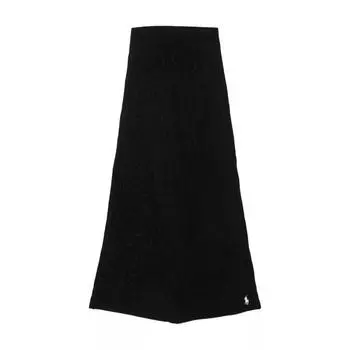 Шарф classic scarf Polo Ralph Lauren, черный