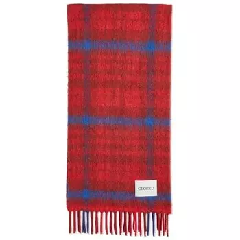 Шарф Closed, красный
