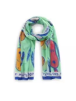 Шарф Codello, бирюзовый