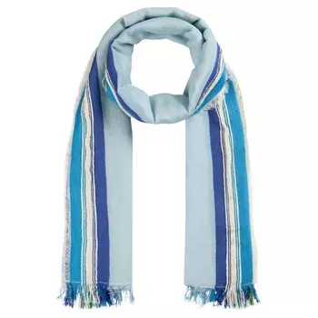 Шарф Codello, небесно-голубой/голубой/темно-синий