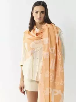 Шарф Codello, оранжевый