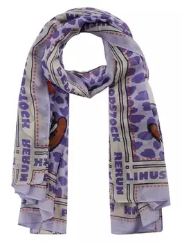 Шарф Codello PEANUTS, фиолетовый