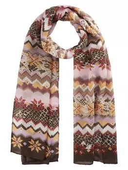 Шарф CODELLO Scarf, коричневый