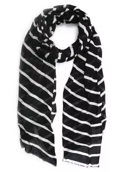 Шарф collezione alessandro, черный