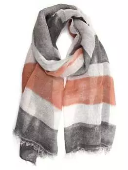 Шарф collezione alessandro, коричневый