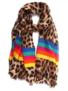 Шарф collezione alessandro, коричневый