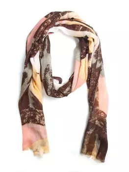 Шарф collezione alessandro, коричневый