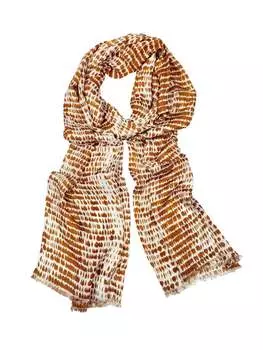 Шарф collezione alessandro, коричневый