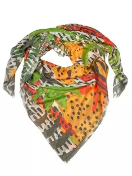 Шарф collezione alessandro Safari, разноцветный