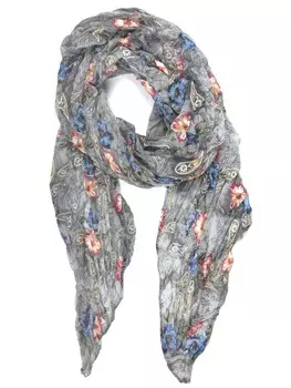 Шарф collezione alessandro, серый