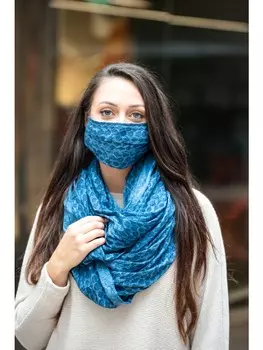 Шарф collezione alessandro, синий