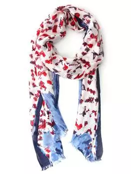 Шарф collezione alessandro, синий