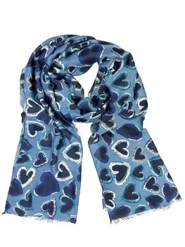 Шарф collezione alessandro WinterRomance, синий