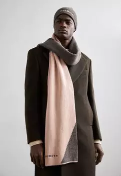 Шарф Color Block Scarf With Logo Unisex GmbH, розовый