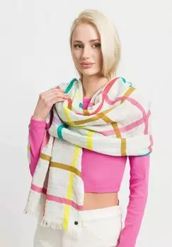 Шарф COLOURFUL CHECK FRAAS, зеленый