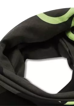 Шарф CUT OUT MONOLOGO Calvin Klein, черный