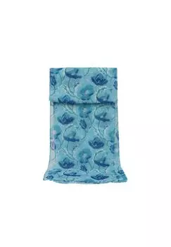 Шарф-цветок ZEBRO, синий