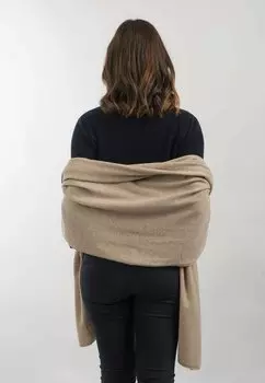 Шарф Dalle Piane Cashmere, бежевый