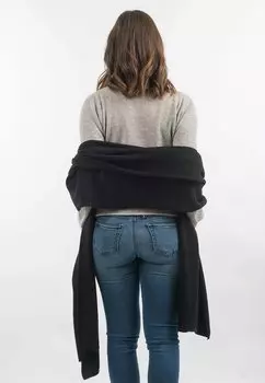 Шарф Dalle Piane Cashmere, черный