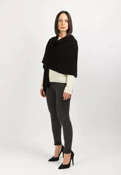 Шарф Dalle Piane Cashmere, черный