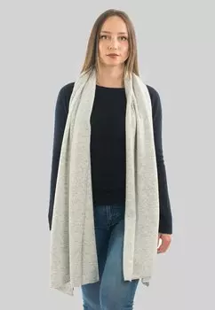 Шарф Dalle Piane Cashmere, серый