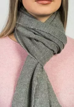 Шарф Dalle Piane Cashmere, серый