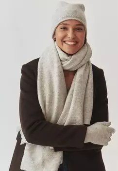 Шарф DENA TATUUM, светло-серый