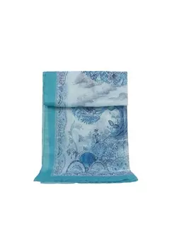 Шарф-дерево ZEBRO, синий