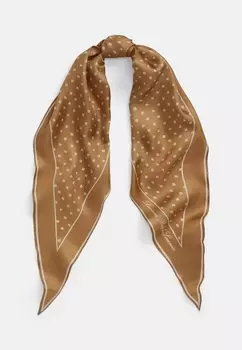 Шарф Ditsy Scarf Lauren Ralph Lauren, цвет tan