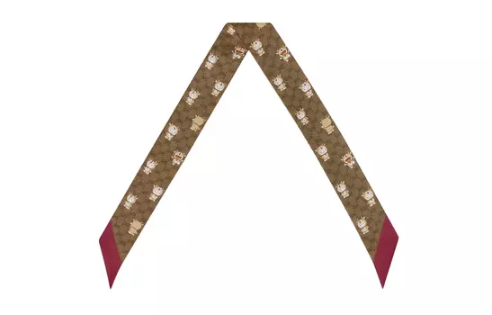 Шарф Doraemon X Doraemon X Collaboration Silk Scarves Unisex GUCCI